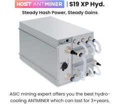 Bitcoin Miner S19 XP Hyd.BTC/BCH/BSV  SHA256  Hydro-cooling Miner 257T 5345.6W 20.8J/T